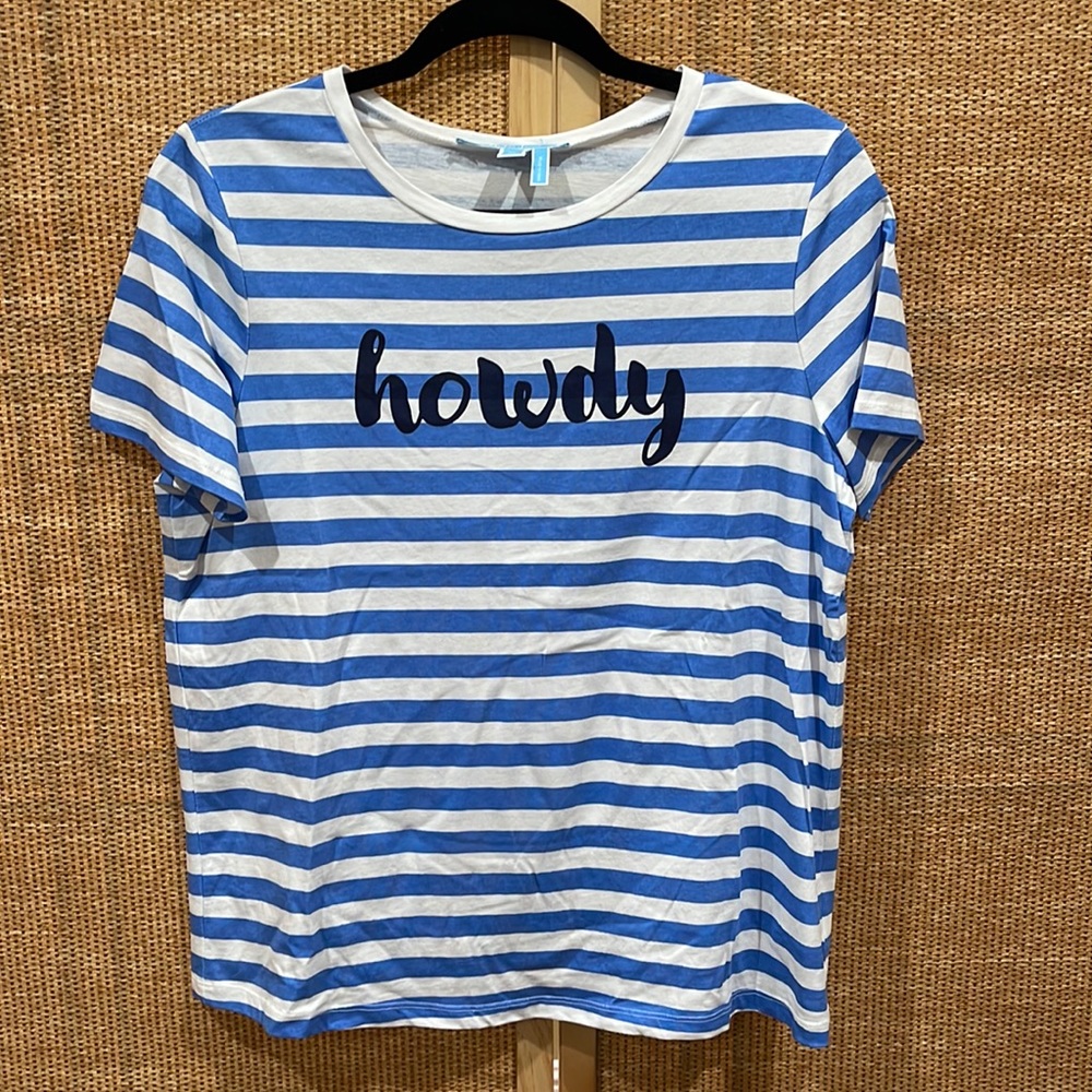 Draper James “howdy” tshirt- size medium